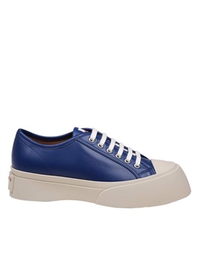 Pablo Sneakers In Blue Nappa