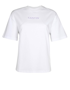 Cotton T-shirt With Embroidered Logo