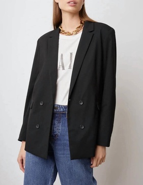 jac blazer in black