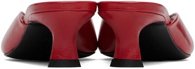 Red Wendy Mules