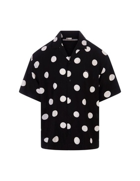 La Chemise Jean polka-dot bowling shirt