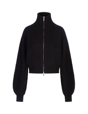 Sportmax Zip-Up High Neck Cardigan