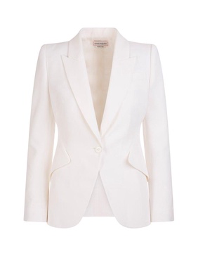 Alexander McQueen Single Breasted Tailored Blazer