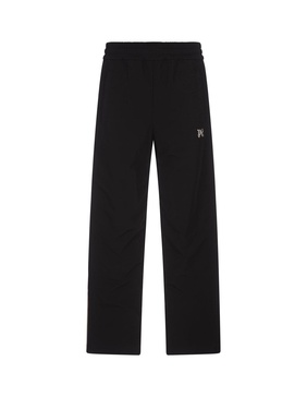 Black Straight Leg Joggers With Pa Monogram