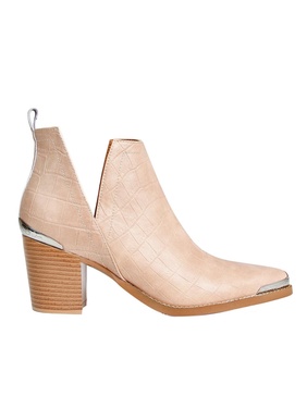 Austin Croc Embossed Ankle Boot