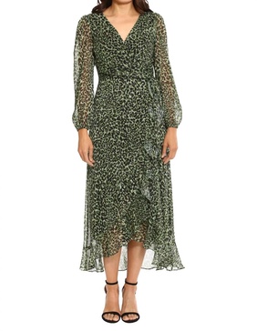 maggy london thora dress in green