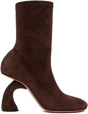 Brown Suede Boots