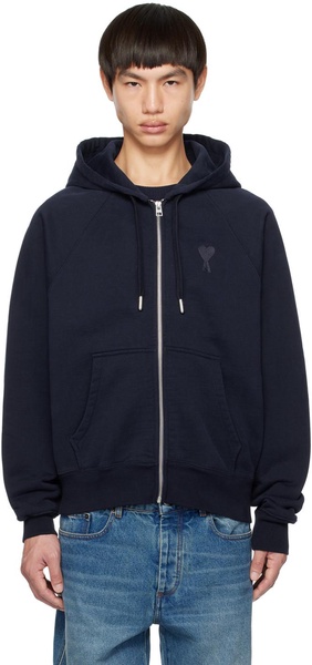 Navy Ami De Cœur Hoodie