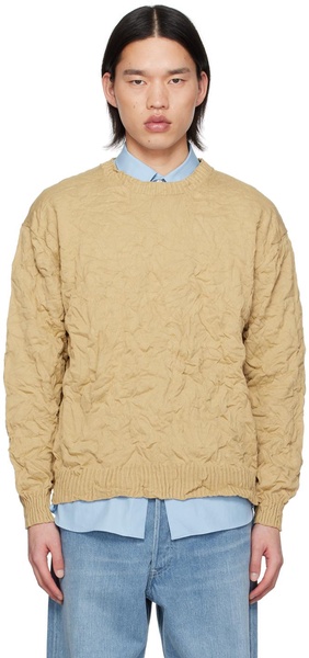 Beige Crewneck Sweater