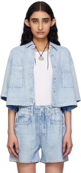 Blue Ultra Featherweight Lenna Denim Shirt