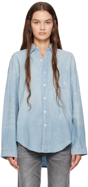 Blue Oversized Shirt