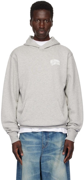 Gray Small Arch Logo Hoodie