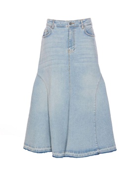 Denim Midi Skirt