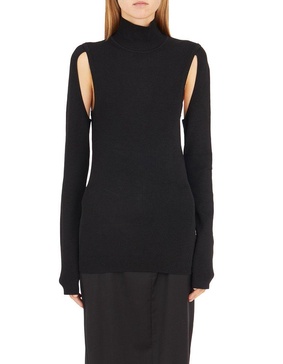 Helmut Lang Air Cut-Out Turtleneck Jumper