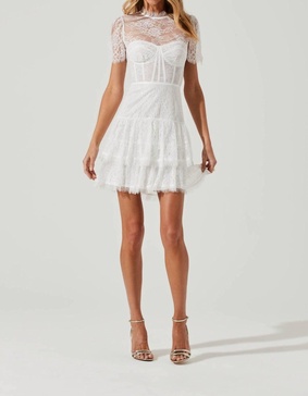 leilani dress in white