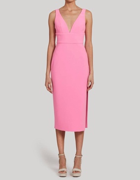 nelly dress in shocking pink