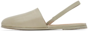 SSENSE Exclusive Green Marcella Slingback Slippers