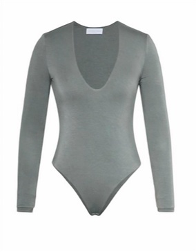 talia bodysuit in sage