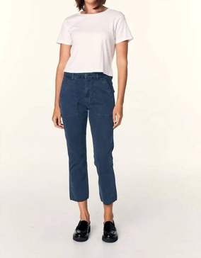 easy army trouser in deep indigo