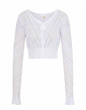 women's luz cardigan in white