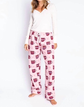 flannels pant in pink mist