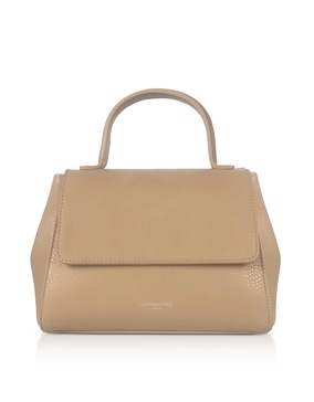 Ladyfinger Top Handle Ladybag W/Strap - Neutrals