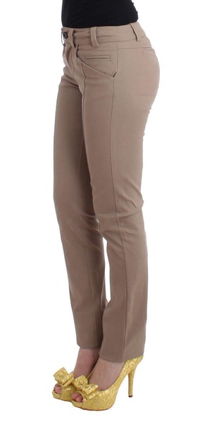 Cavalli Beige slim dress pants