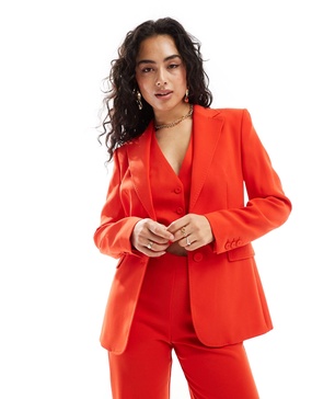 Mango blazer in red - part of a set