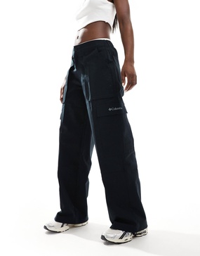 Columbia Brea Falls cotton ripstop pants in black