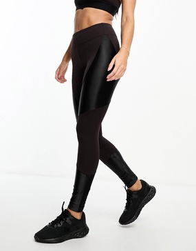 Koral Pine Drive leggings in black and brown