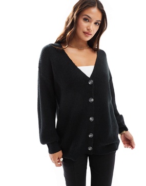 Cotton On oversized cardigan in black