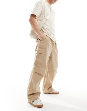 Carhartt WIP cole cargo pants in beige