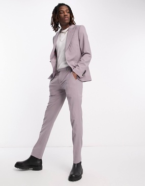 Twisted Tailor buscot suit pants in lilac