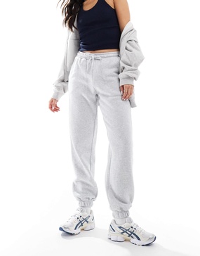 Cotton On essential sweatpants in soft gray heather