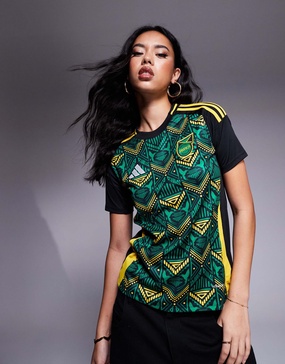 adidas Football Jamaica 2024/2025 unisex home jersey in black