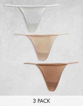 Cotton On invisible tanga g string 3 pack