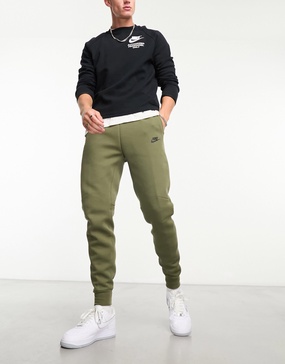 Nike Tech Fleece sweatpants in olive