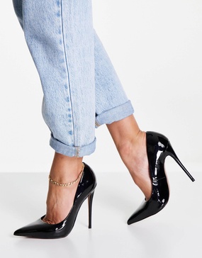 ASOS DESIGN Passion stiletto pumps in black