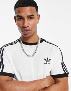 adidas Originals Adicolor crewneck t-shirt in white