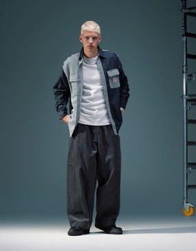 ASOS DESIGN baggy balloon cord pants with side pockets in charcoal