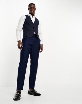 French Connection suit pants in blue