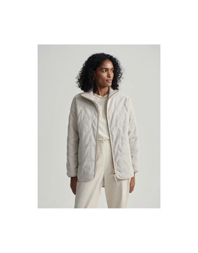 Varley Libby Plush Quilt Jacket Size: M, Col: Light Sand