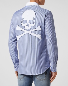 shirt sugar daddy cut ls skull&bones