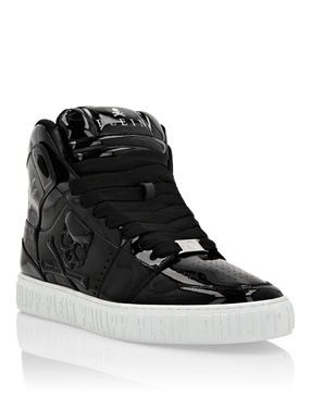 super street hi-top sneakers skull&bones