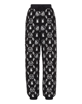 jogging trousers embroidery monogram