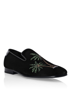 velvet loafers palms