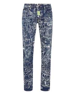 denim trousers super straight cut