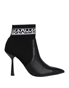 Karl Lagerfeld Pandara Sock-Style Ankle Boots