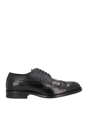 lace-up leather brogues