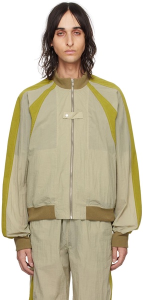 Gray & Khaki Thussar Jacket